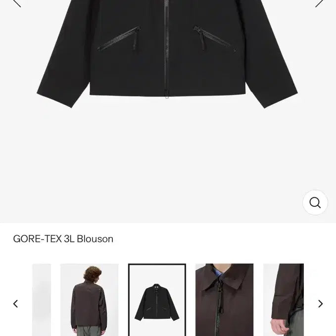 [BUNJANG] Goldwin Gore-Tex 3L Blouson Jacket / Goldwin 고어텍스 3L 블루종 블랙 4사이즈