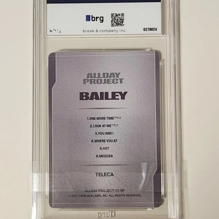 베일리 테레카 올데이프로젝트 프로모 200한정 스페셜 카드