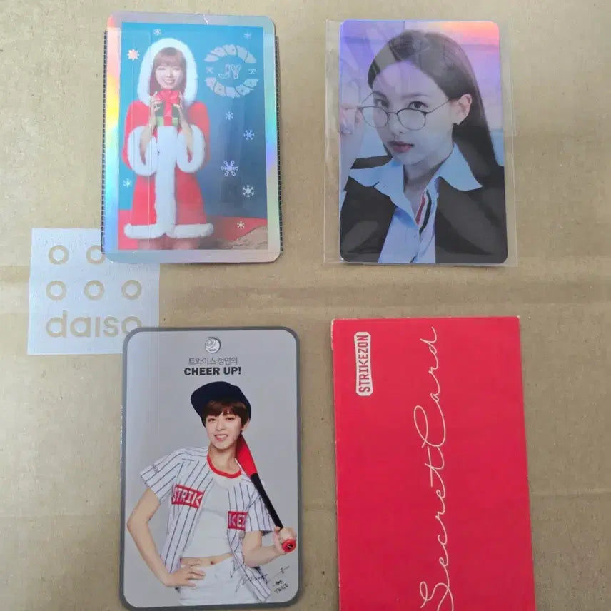 트와이스 포토카드(TWICE 크리스마스, 스트라이크존)