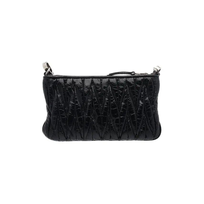 [BUNJANG] Miu Miu 5BH190 Vitello Shine Matelassé Mini Crossbody Bag / 미우미우 5BH190 비텔로 샤인 마틀라세 미니 크로스백