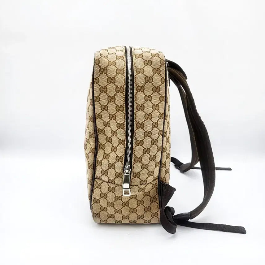 [BUNJANG] Gucci GG Canvas Square Backpack / 구찌 GG 캔버스 스퀘어 남여공용 백팩 브라운 630914