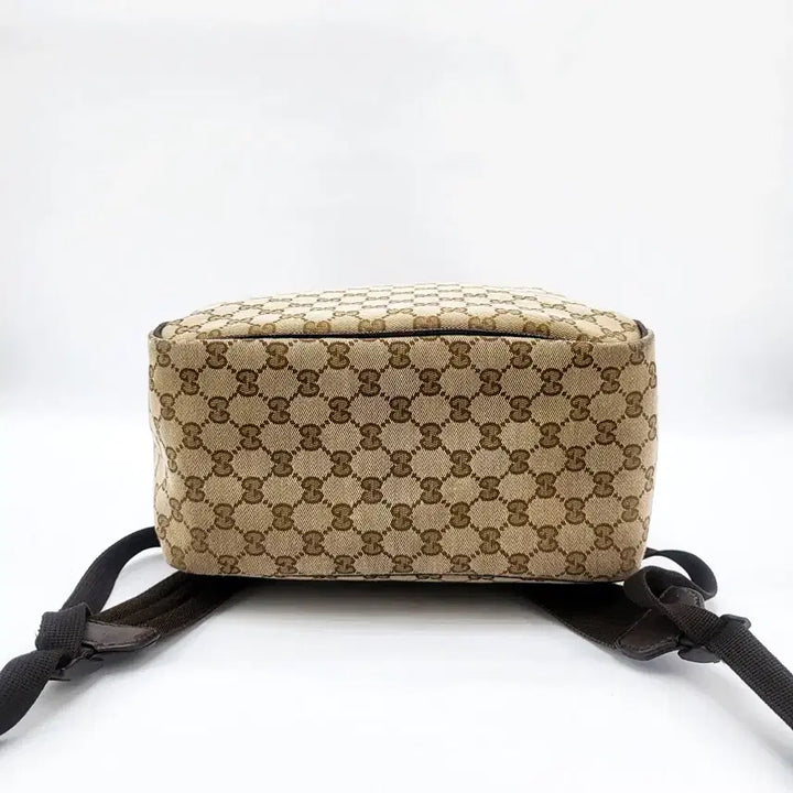 [BUNJANG] Gucci GG Canvas Square Backpack / 구찌 GG 캔버스 스퀘어 남여공용 백팩 브라운 630914