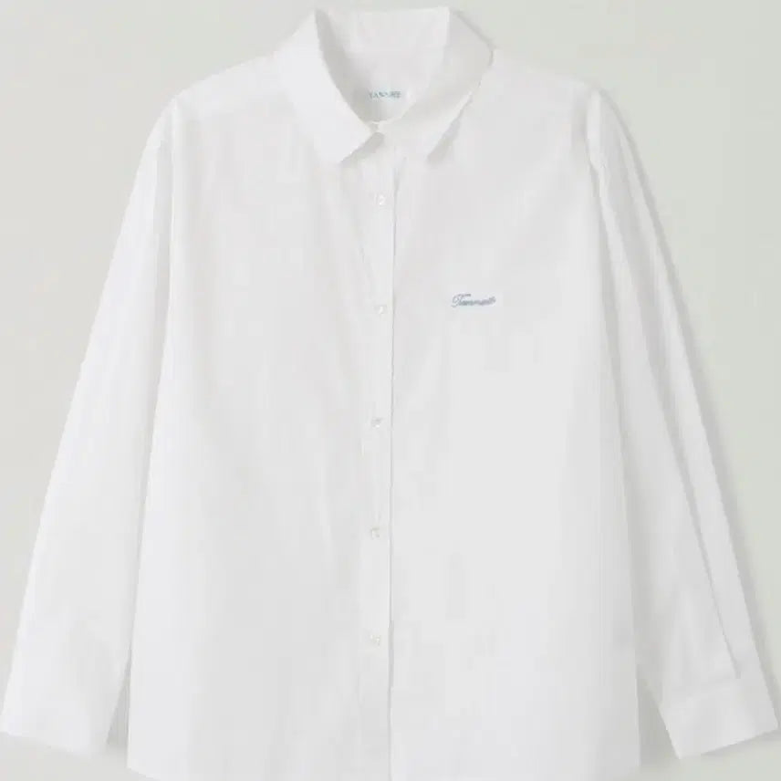 [BUNJANG] Tanaat Fresh Logo Shirt White / 타낫 프레쉬 로고 셔츠 화이트