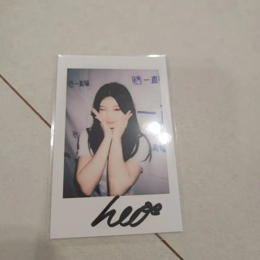 [BUNJANG] ILLIT Wonhee IZ*ONE Winner POB Polaroid Photocard / 아일릿 원희 이즈위 당첨자 특전 폴라로이드 포카