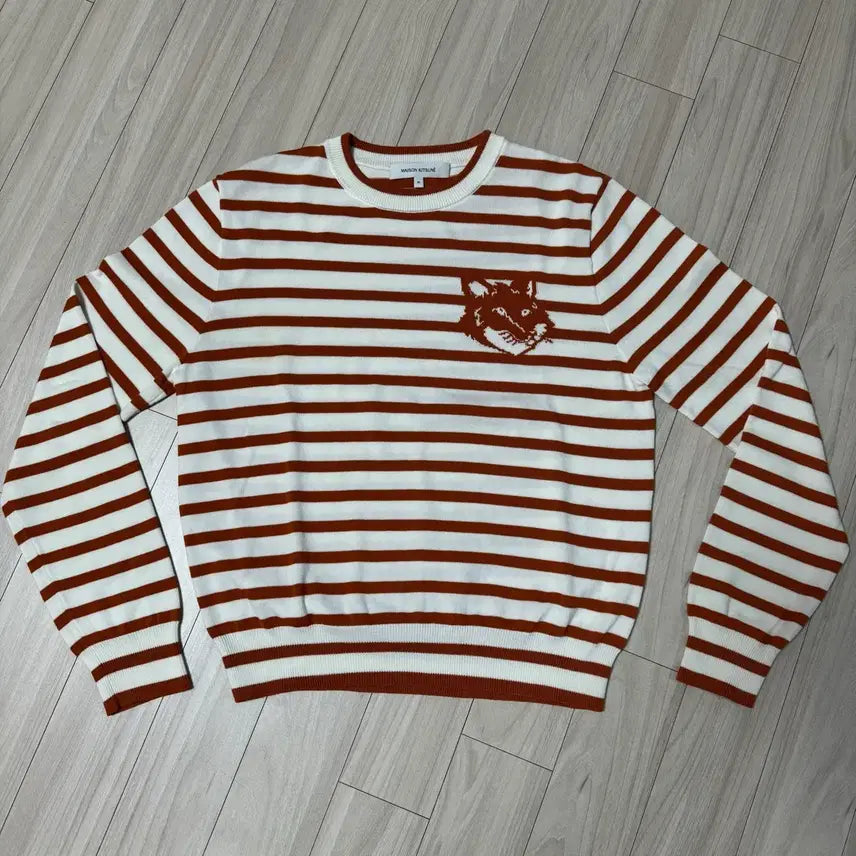 [BUNJANG] Maison Kitsune Striped Knit 002 / 메종키츠네 스트라이프 니트(002)
