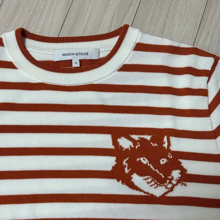 [BUNJANG] Maison Kitsune Striped Knit 002 / 메종키츠네 스트라이프 니트(002)