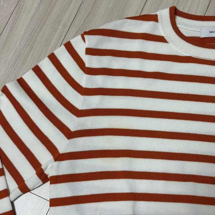 [BUNJANG] Maison Kitsune Striped Knit 002 / 메종키츠네 스트라이프 니트(002)