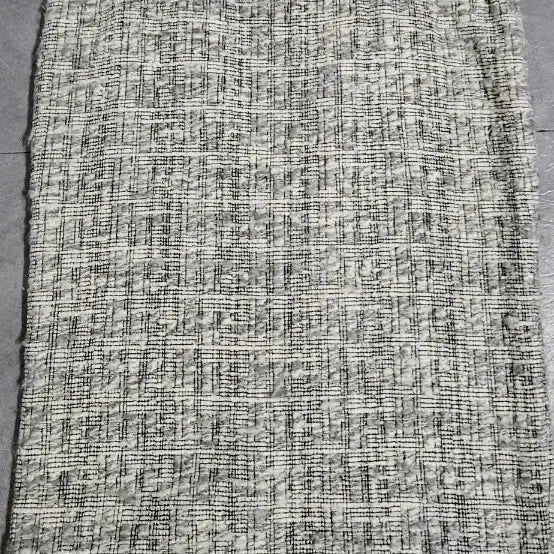 [BUNJANG] Iceberg Tweed Midi Skirt / 아이스버그 트위드 미디 스커트