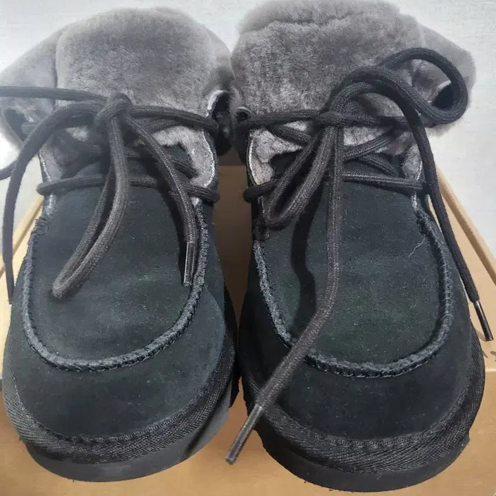 [BUNJANG] American Cotton Ribbon Fur-Lined UGG Boots / 미국 코튼 리본 퍼 라이너 어그부츠