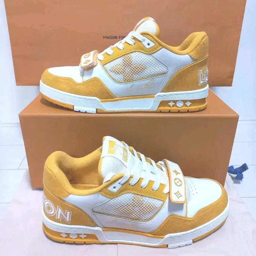 [BUNJANG] Louis Vuitton Velcro Sneakers / A++루이비통 7.5 275~280 LV벨크로 스니커즈