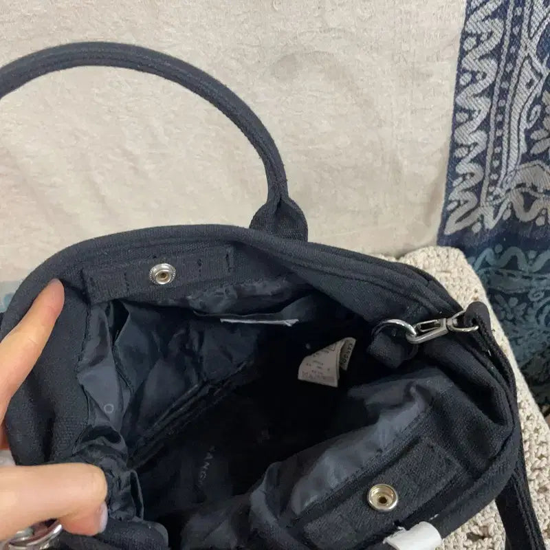 [BUNJANG] Kangol Big Logo Canvas Tote Bag / [F] 캉골 빅로고 캔버스 토트백 크로스백 가방