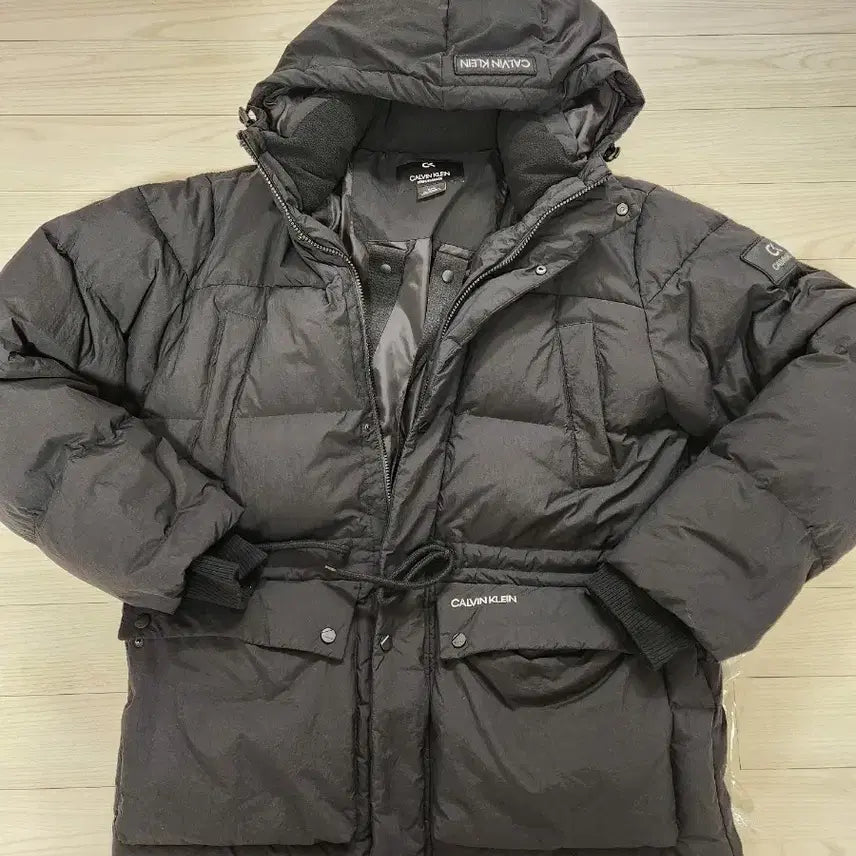 [BUNJANG] Calvin Klein Black Padded Jacket 105 / [최최종가][크린토피아 세탁완료]캘빈클라인 ck 블랙 패딩 점퍼 105호