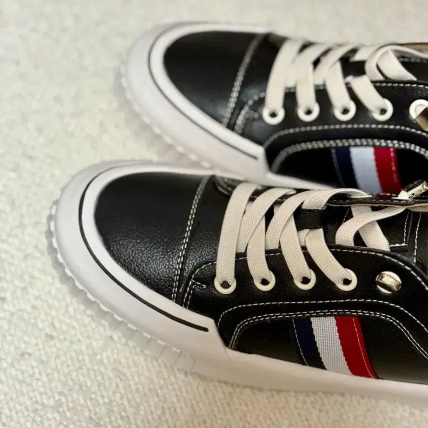 [BUNJANG] Henly Main Leather Sneakers / 헨리메인 소가죽 스니커즈 245 (새상품)