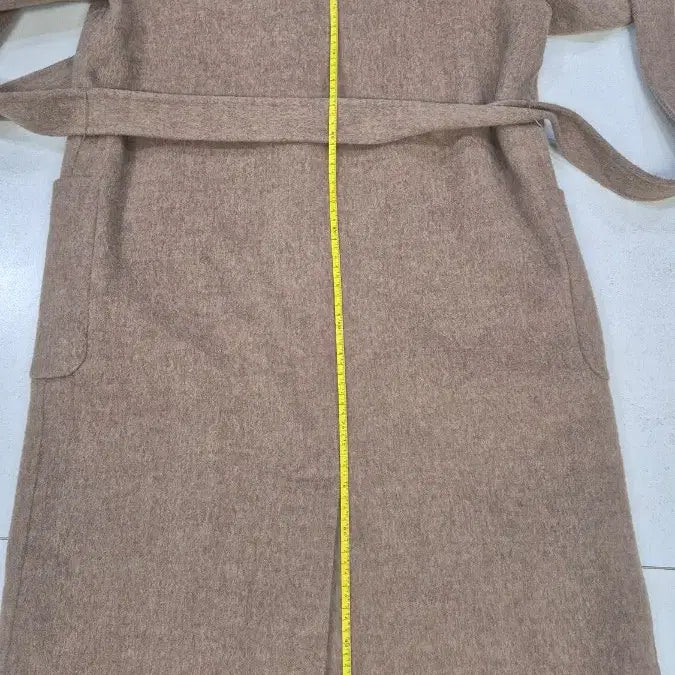 [BUNJANG] ERUME Wool Blend Belted Long Coat / ERUME 울 벨트 롱 코트