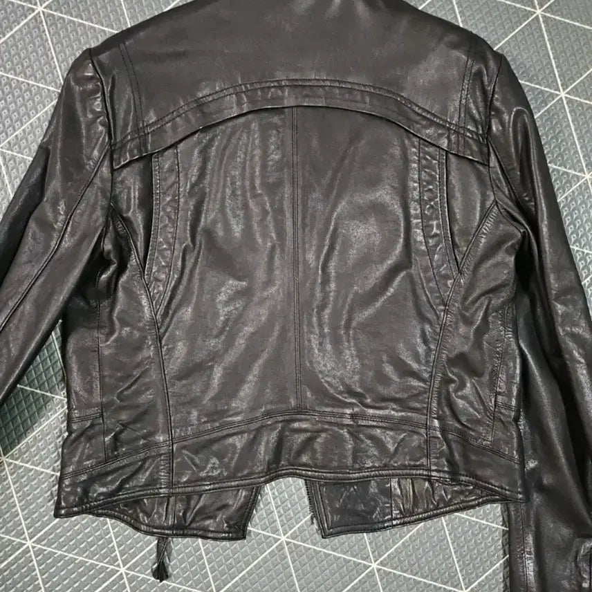 [BUNJANG] Bonny Alex Lambskin Leather Rider Jacket / [미착용] 보니알렉스 양가죽 라이더 자켓