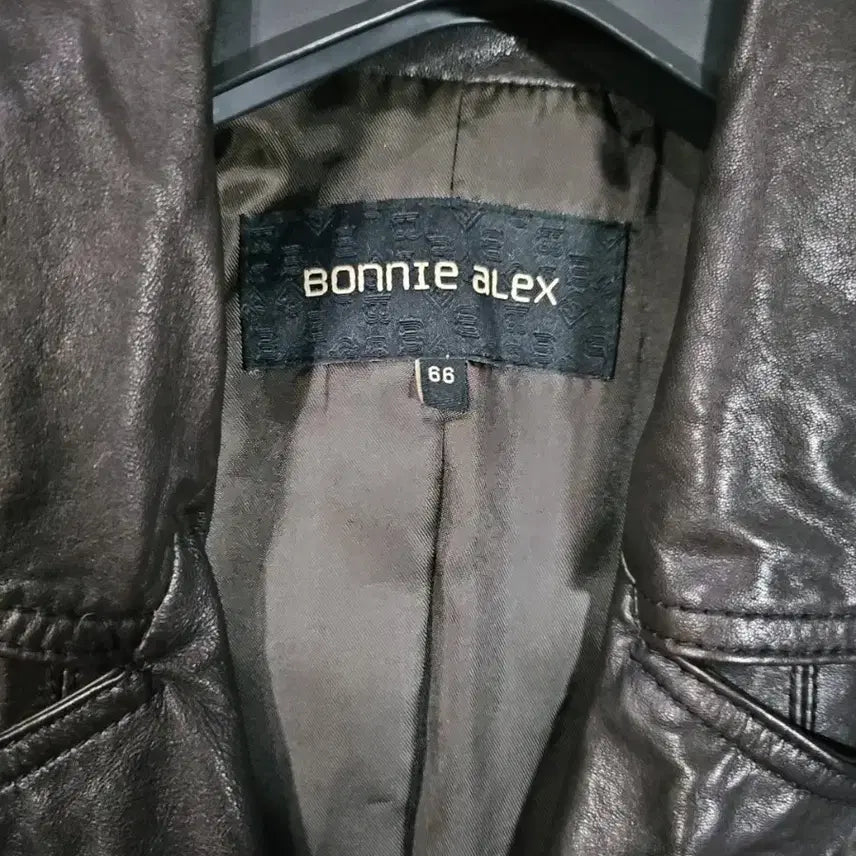 [BUNJANG] Bonny Alex Lambskin Leather Rider Jacket / [미착용] 보니알렉스 양가죽 라이더 자켓