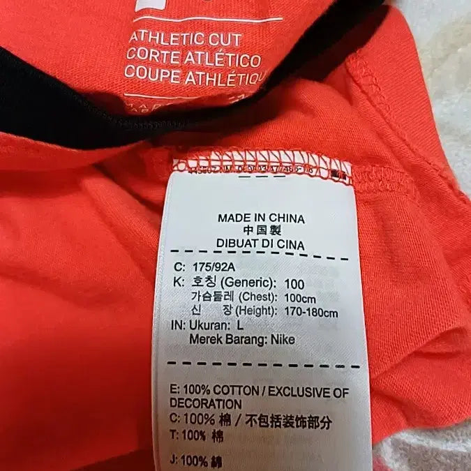 [BUNJANG] Nike Korea National Team Thin Short Sleeve T-shirt L / 나이키 국가대표 얇은반팔 L 여성77 가슴50 기장66