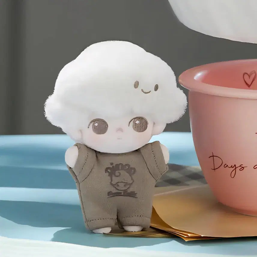 [BUNJANG] Pop Mart 12cm Dimoo Coconut Latte Keyring Doll / [팝마트/미개봉] 12cm 디무키링인형 두근두근 커피 시리즈 코코넛 라떼
