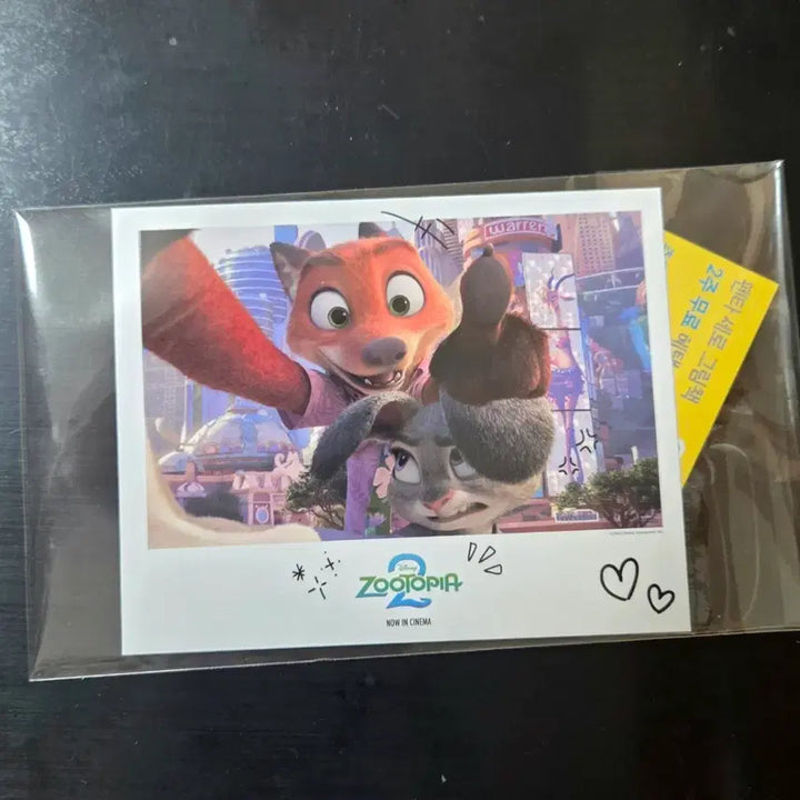 [BUNJANG] Zootopia 2 Polaroid / 주토피아2 4주차 특전 폴라로이드