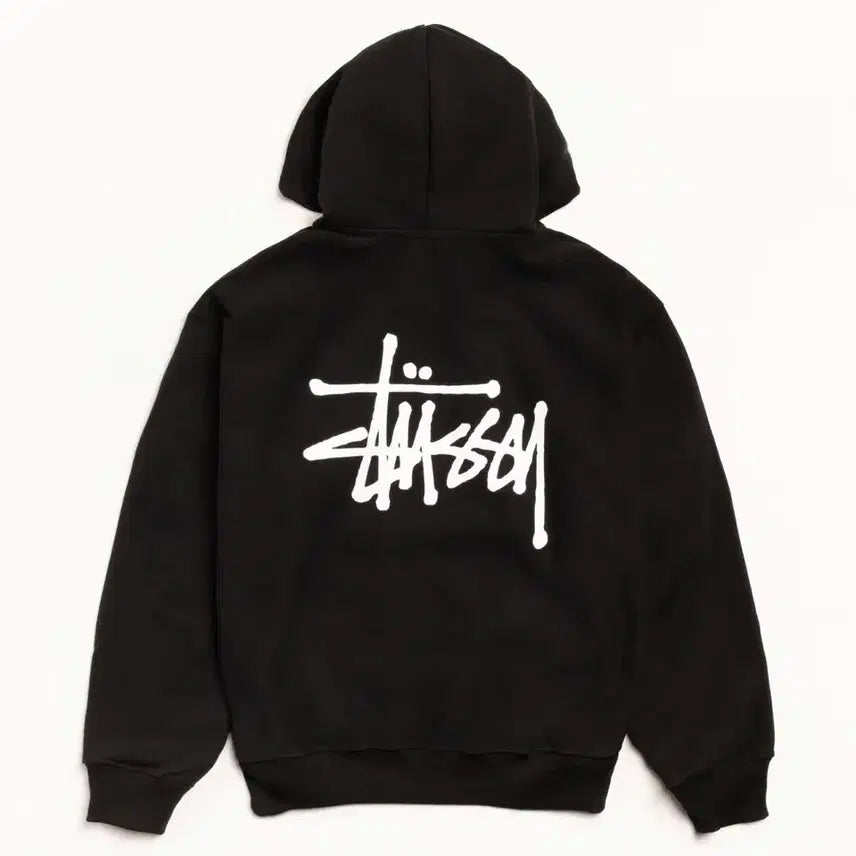 [BUNJANG] Stussy Basic Fleece Hoodie / 스투시 베이직 기모 후드티 새상품