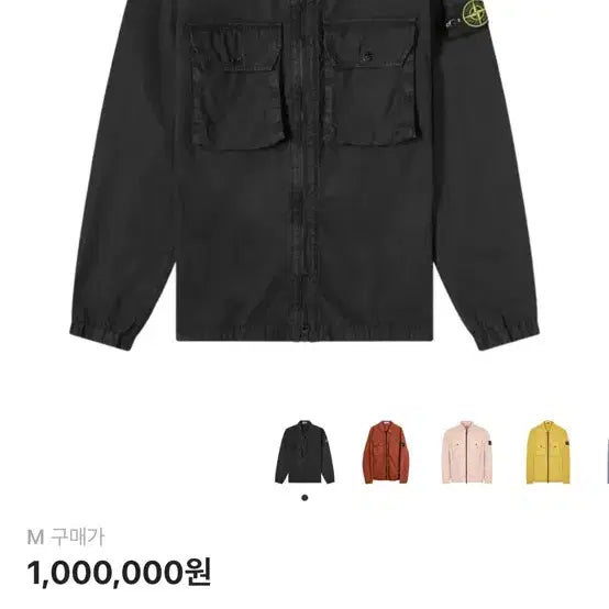 [BUNJANG] Stone Island 113WN Old Effect Overshirt / 스톤 아일랜드 113WN 올드이펙트 오버셔츠 블랙 - 21FW