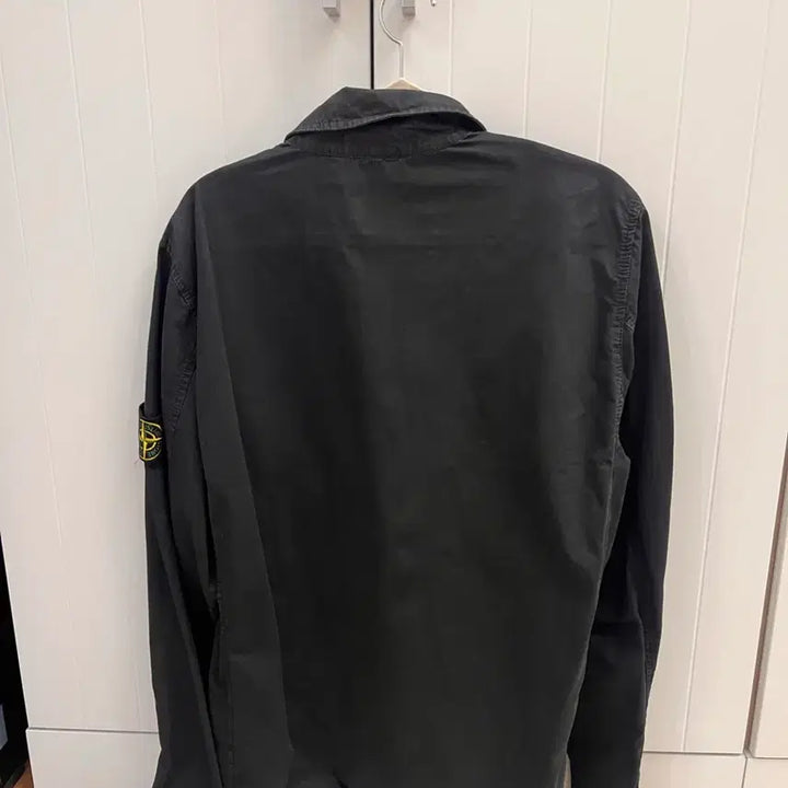 [BUNJANG] Stone Island 113WN Old Effect Overshirt / 스톤 아일랜드 113WN 올드이펙트 오버셔츠 블랙 - 21FW