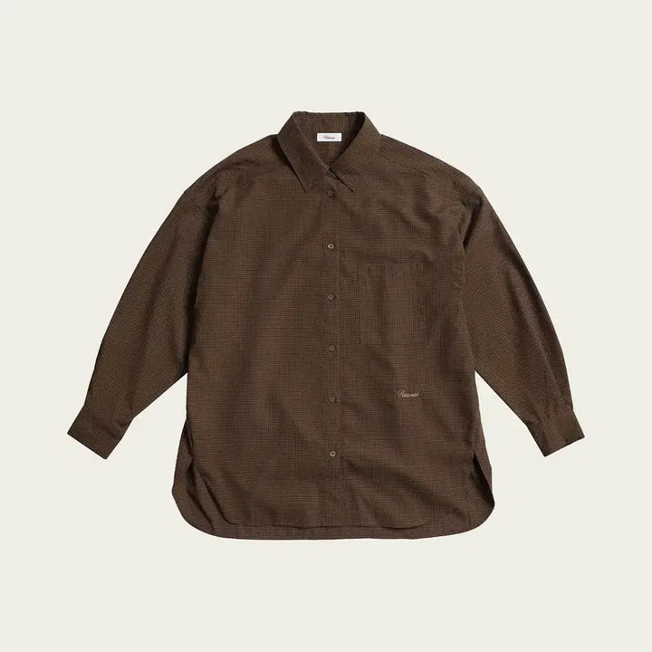 [BUNJANG] Ribbonbit Tanner Check Shirt / 리본빛 tanner check shirt브라운 체크 셔츠ribbonbit