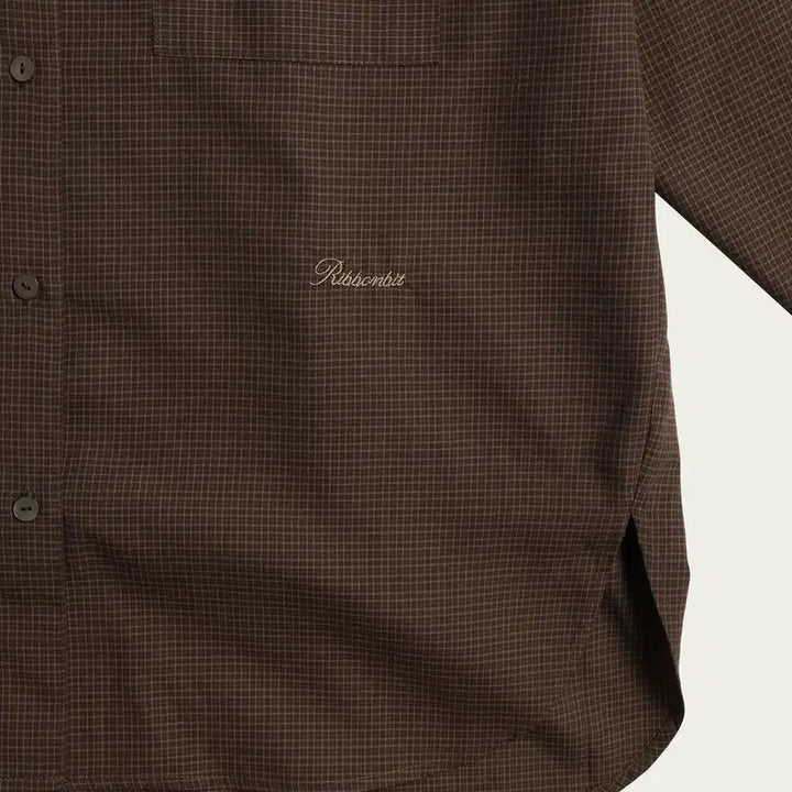 [BUNJANG] Ribbonbit Tanner Check Shirt / 리본빛 tanner check shirt브라운 체크 셔츠ribbonbit