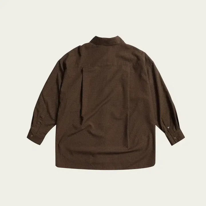 [BUNJANG] Ribbonbit Tanner Check Shirt / 리본빛 tanner check shirt브라운 체크 셔츠ribbonbit