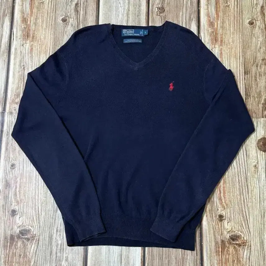 [BUNJANG] V-Neck Knit S / 폴로 v넥 니트 s