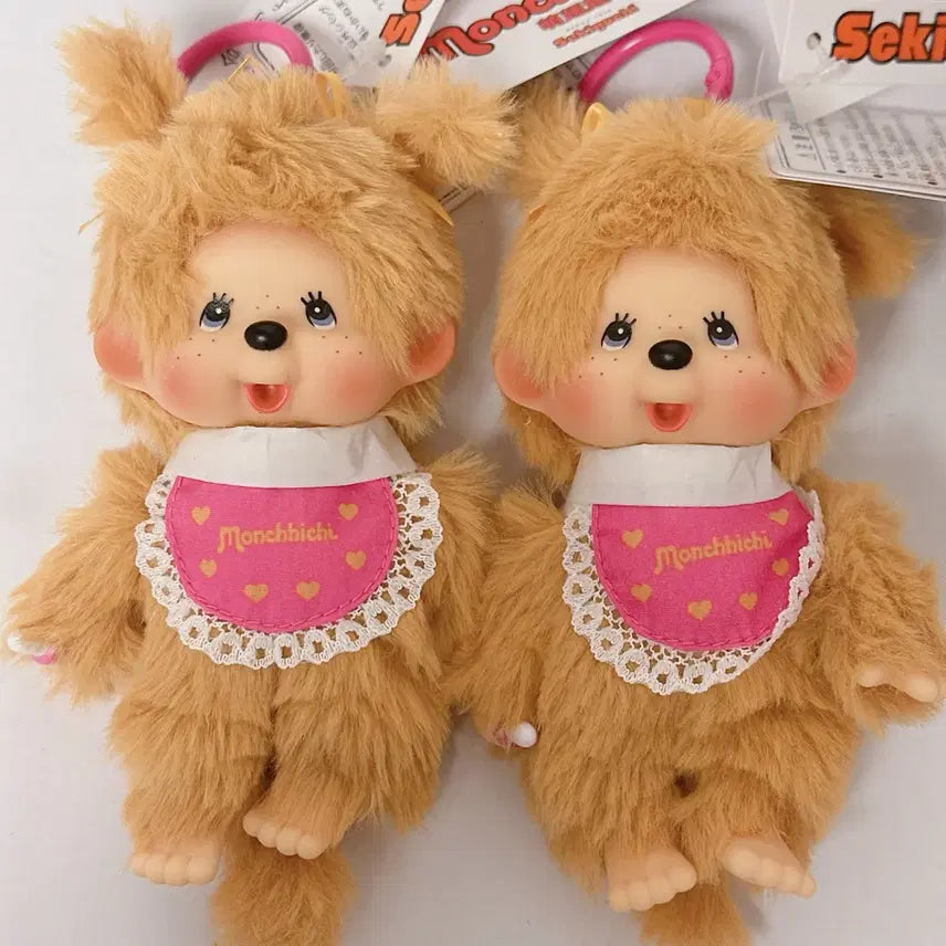 [BUNJANG] Twin Tail Monchhichi Keychain / 정품 신상 트윈테일 몬치치 키링