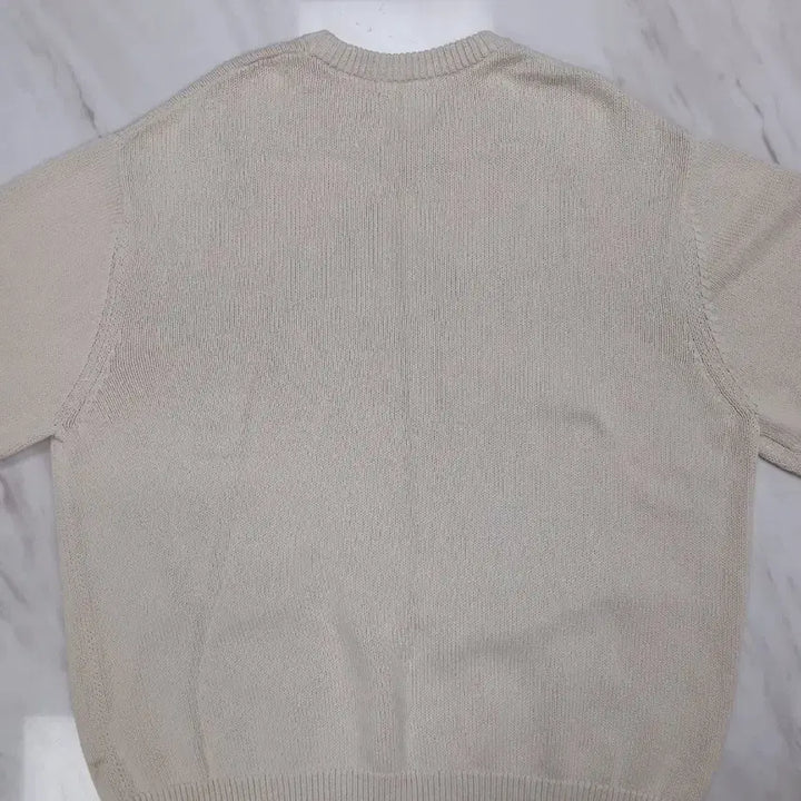 [BUNJANG] Stussy S Curly Knit Beige XL / [새상품급] 스투시 S 에스 컬리 남성 여성공용 긴팔 니트 베이지 XL