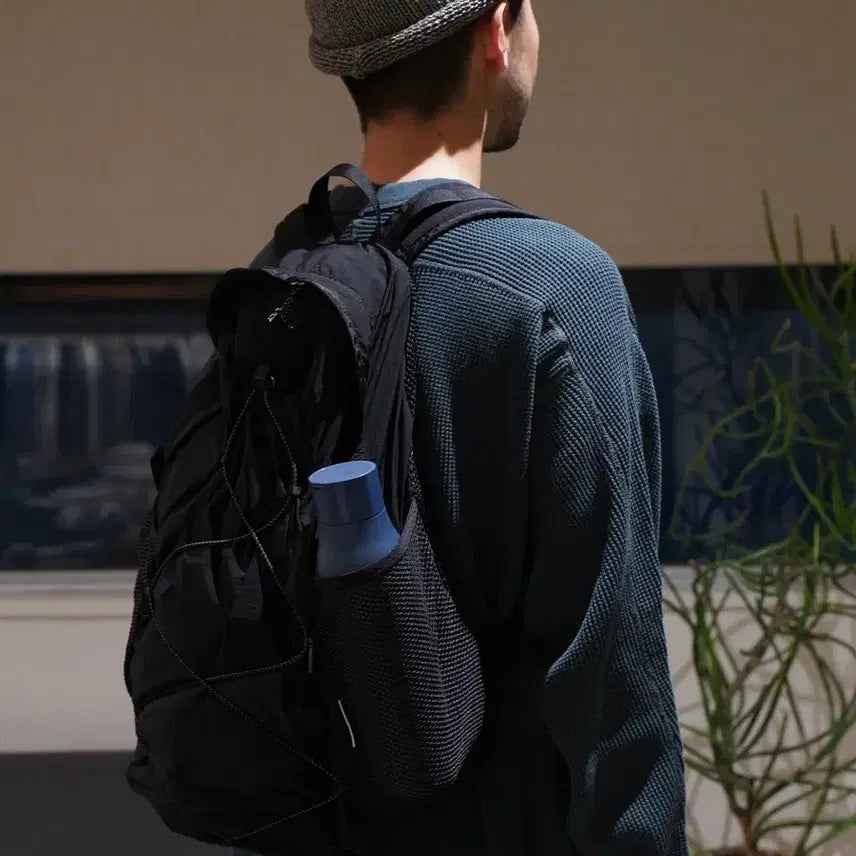 [BUNJANG] Enz and Minds Packable Backpack True Black / 엔즈앤드민스 패커블 백팩 트루 블랙 | 엔즈앤드민즈