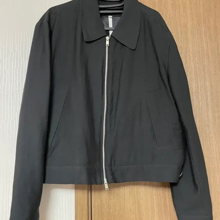 [BUNJANG] NOIR Blue Blouson Jacket Black / 노이어 울 블루종 블랙 50사이즈