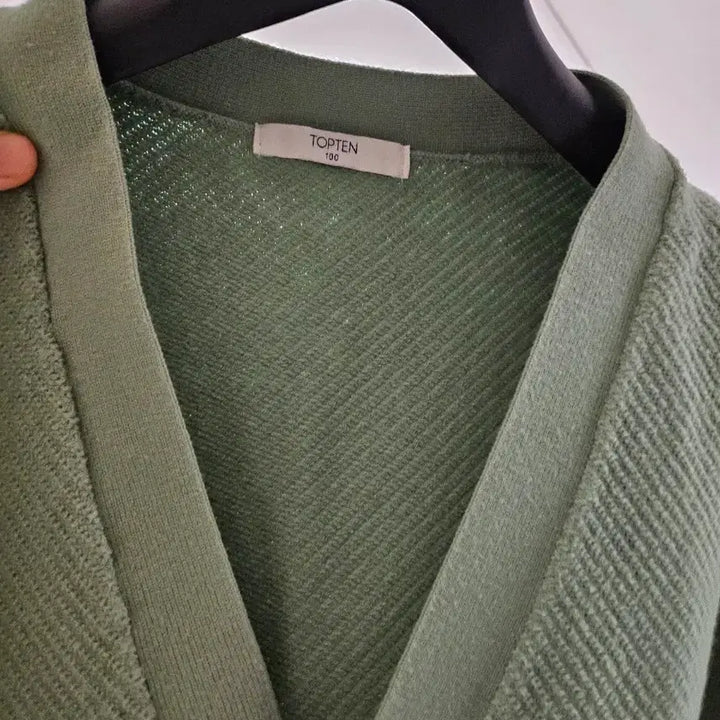 [BUNJANG] Topten Mint Green Winter Cardigan / (남여공용) 탑텐 민트색 겨울 가디건 95~100사이즈