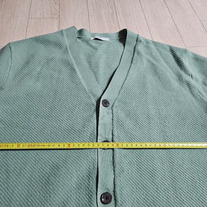 [BUNJANG] Topten Mint Green Winter Cardigan / (남여공용) 탑텐 민트색 겨울 가디건 95~100사이즈