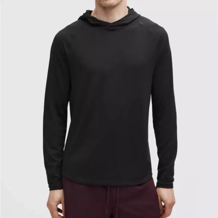 [BUNJANG] Lululemon Drysense Hoodie Black Running Tee / (새제품) 룰루레몬 드라이센스 후디 블랙 러닝티