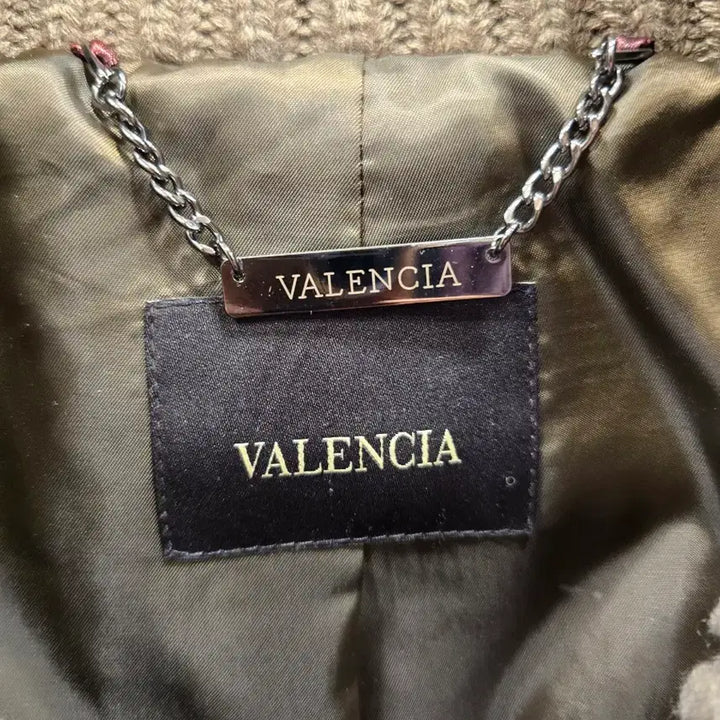 [BUNJANG] VALENCIA Leather Long Padded Jacket (Size S) / 발렌시아 VALENCIA 양가죽 롱 패딩 55(S)