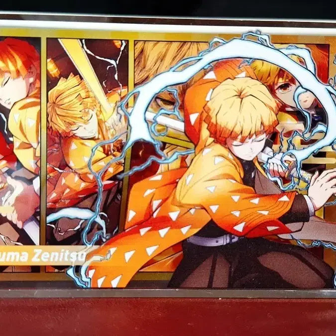 [BUNJANG] Demon Slayer Zenitsu Acrylic Block / 젠이츠 양면 아크릴블록
