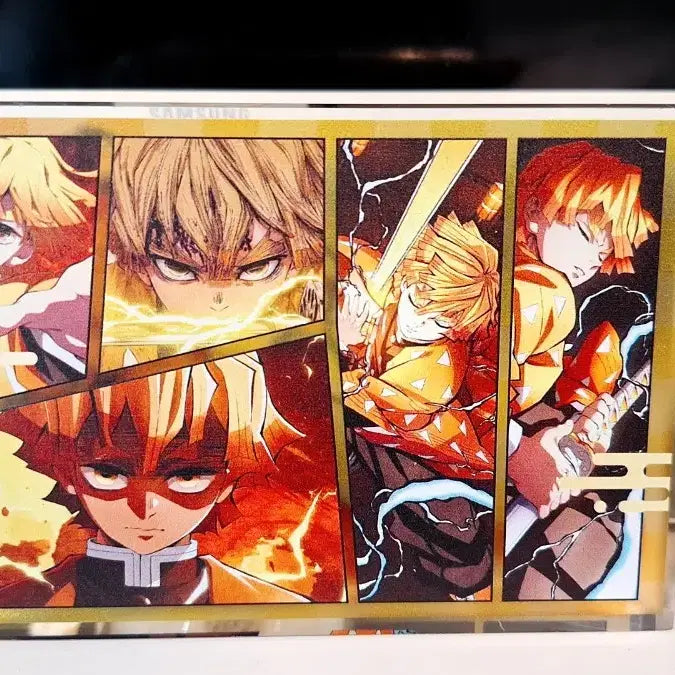 [BUNJANG] Demon Slayer Zenitsu Acrylic Block / 젠이츠 양면 아크릴블록