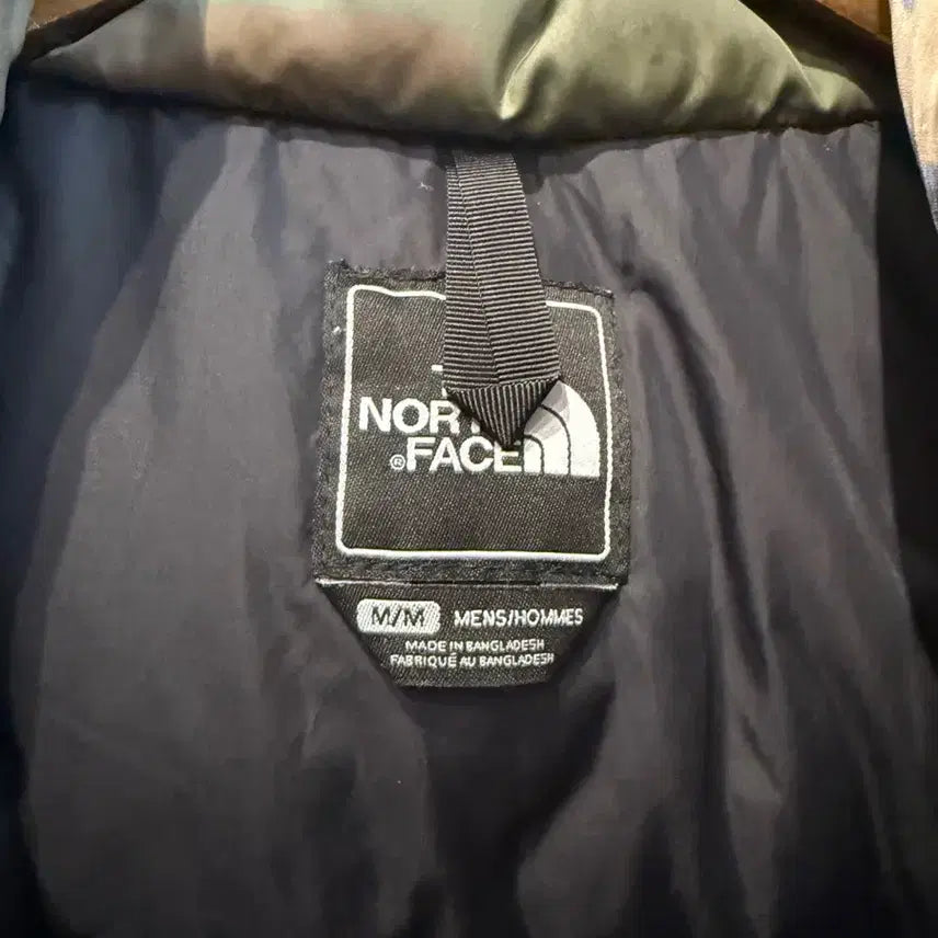 [BUNJANG] North Face Nuptse Camo Vest / 노스페이스 눕시 센터로고 카모 베스트
