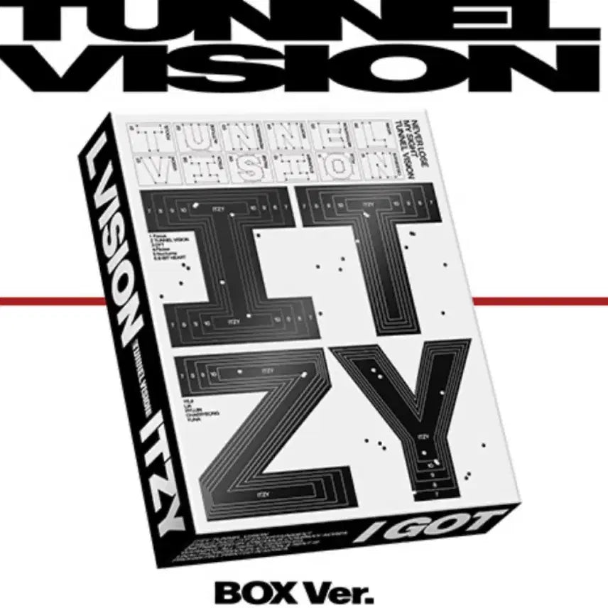 있지 tunnel vision 박스 미개봉 앨범 양도