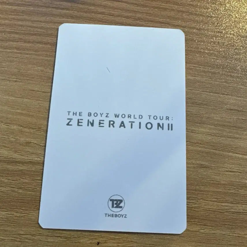 더보이즈 zeneration 영훈 포카