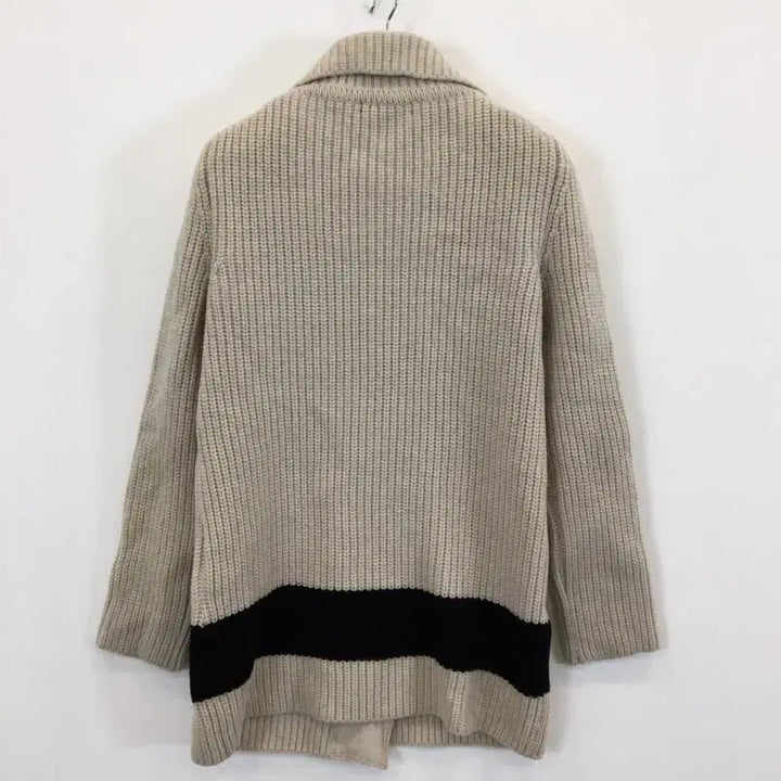 [BUNJANG] Beanpole Heavy Wool Double Long Cardigan (Women's 90) / 빈폴 헤비울 더블 롱가디건 여성 90