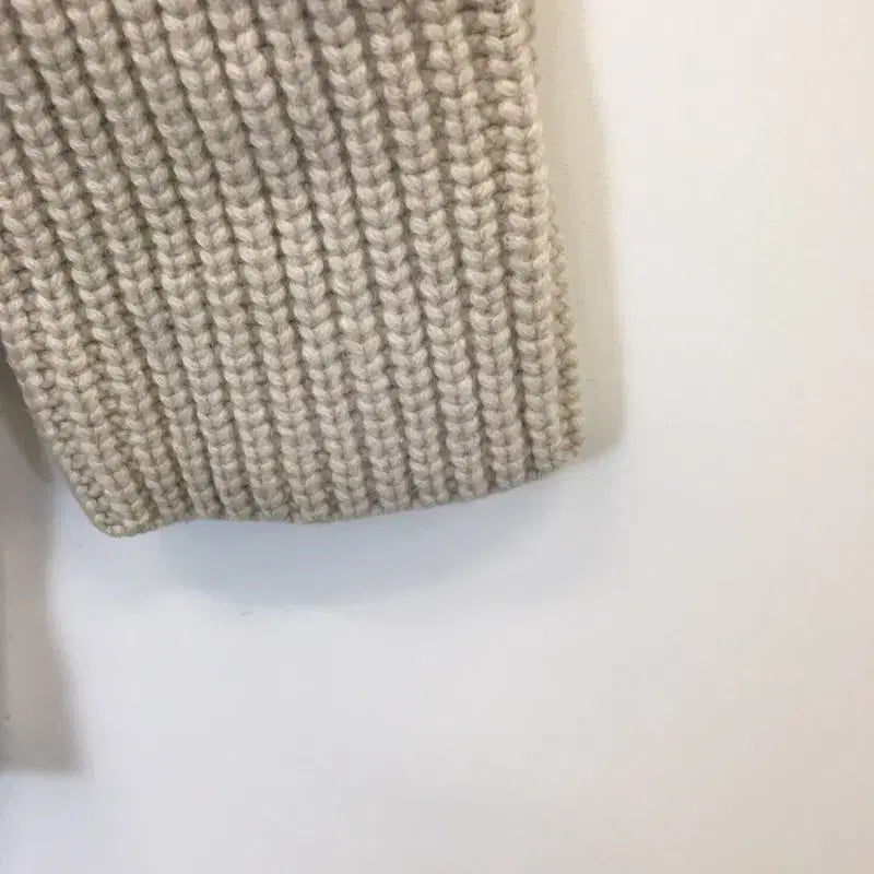 [BUNJANG] Beanpole Heavy Wool Double Long Cardigan (Women's 90) / 빈폴 헤비울 더블 롱가디건 여성 90