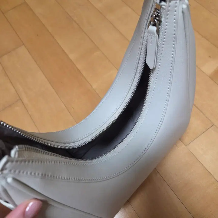 [BUNJANG] Paul & New Oval Bag (Light Gray) Shoulder Bag / [폴뉴아] 오벌백  플레인(라이트그레이)