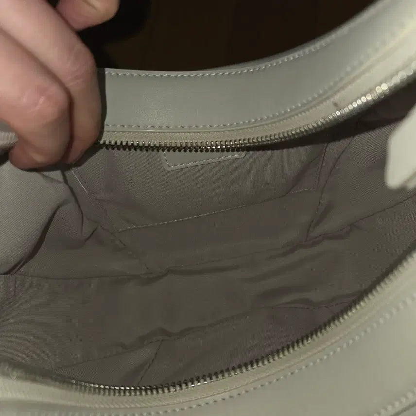 [BUNJANG] Paul & New Oval Bag (Light Gray) Shoulder Bag / [폴뉴아] 오벌백  플레인(라이트그레이)