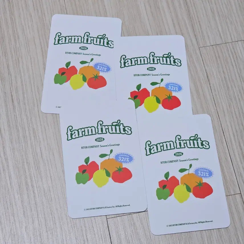 비투비 2026 시그 시즌그리팅 이민혁 포카 4장 세트