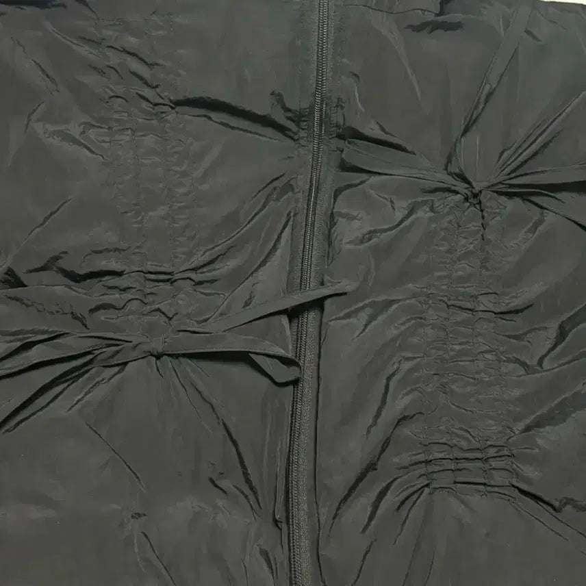 [BUNJANG] Partimento Reversible Ribbon Padded Jacket (Black) / 파르티멘토 우먼 리버시블 리본 패딩 블랙