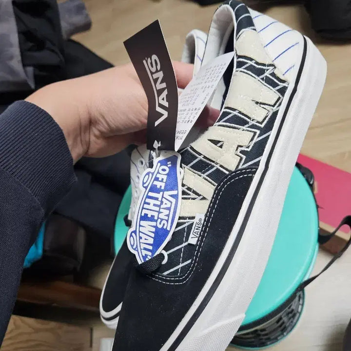 [BUNJANG] Vans Authentic Black Lettering Sneakers / 반스 어센틱 블랙 레터링 새상품